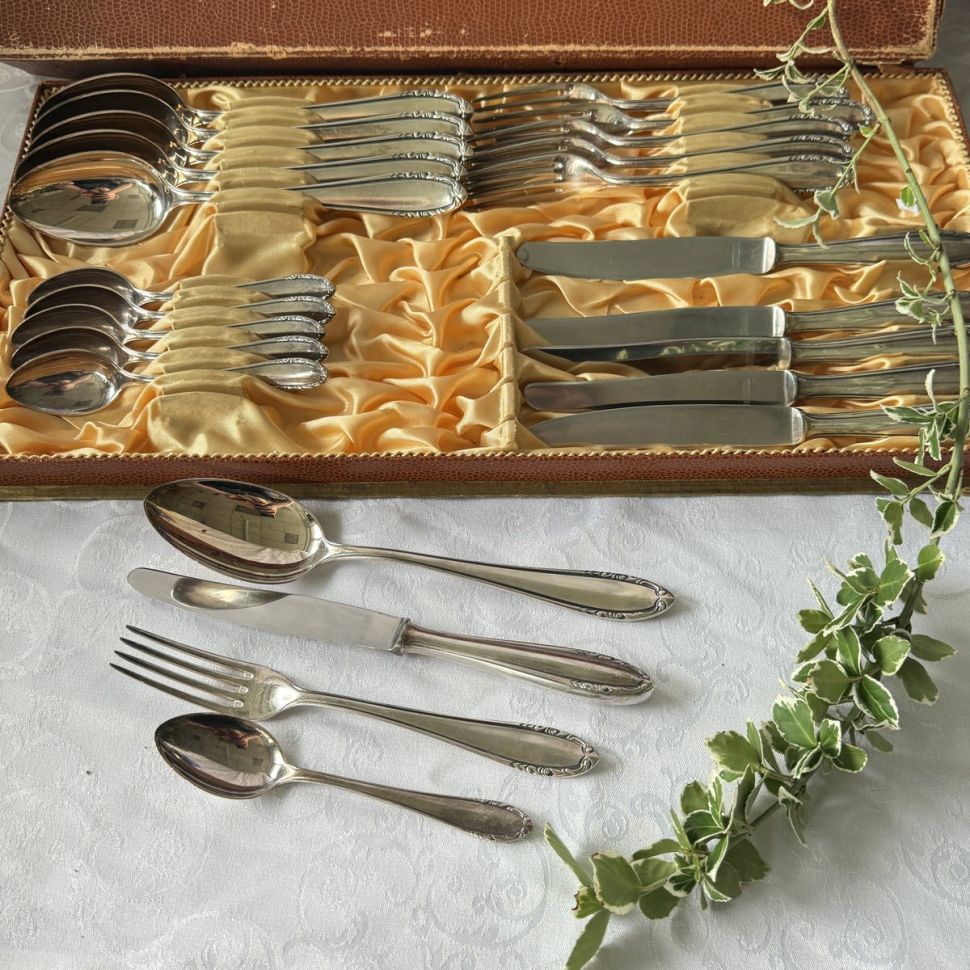 Набор столовых приборов Rostfrei Linda 24 предмета серебрение