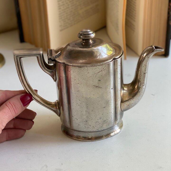 Кофейник 300 мл с гравировкой UD серебрение