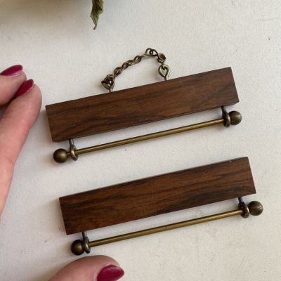 Крепления для сонетки набор 2 шт. дерево металл