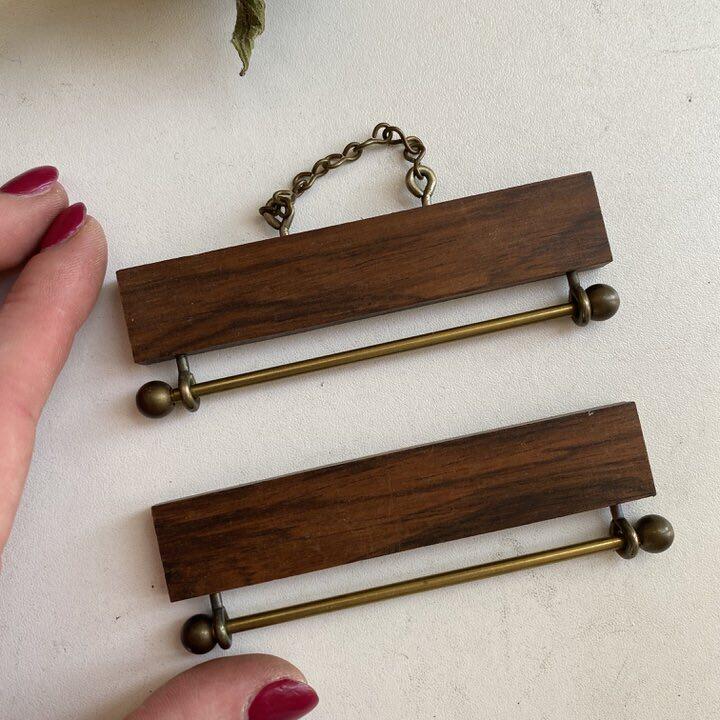 Крепления для сонетки набор 2 шт. дерево металл