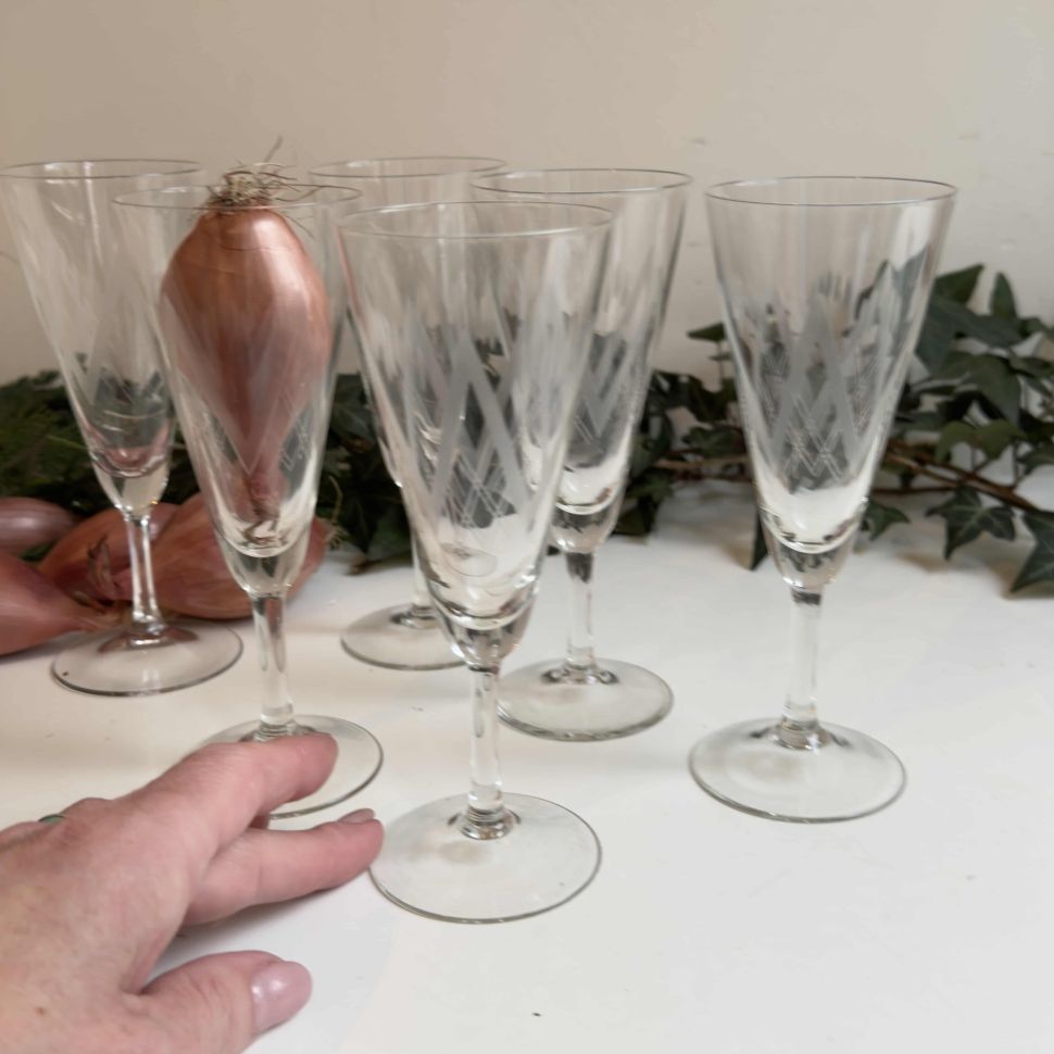 Бокал флют 130 мл хрусталь Ардеко