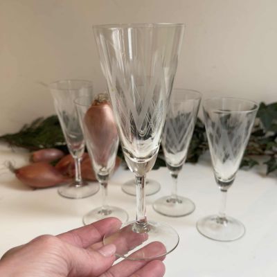 Бокал флют 130 мл хрусталь Ардеко