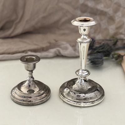 Подсвечник малый, мельхиор Англия