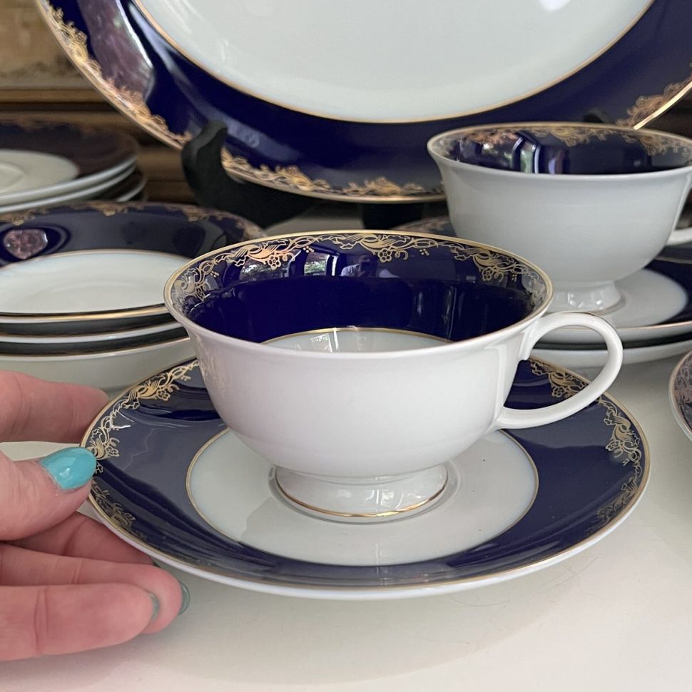 Чайная пара Classic Rose Collection Rosenthal Group 220 мл фарфор Германия