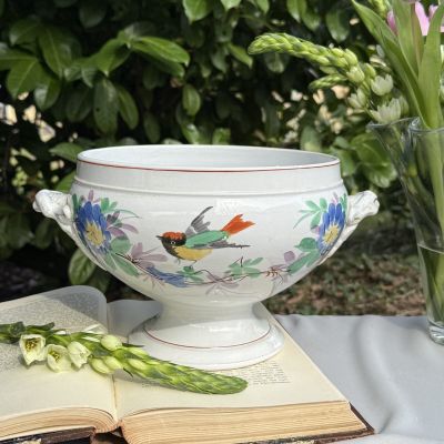 Супница без крышки 3 л Франция ручная роспись 