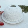 Подсвечник клош Rosenthal Merry Christmas 13 см бисквитный фарфор Германия          