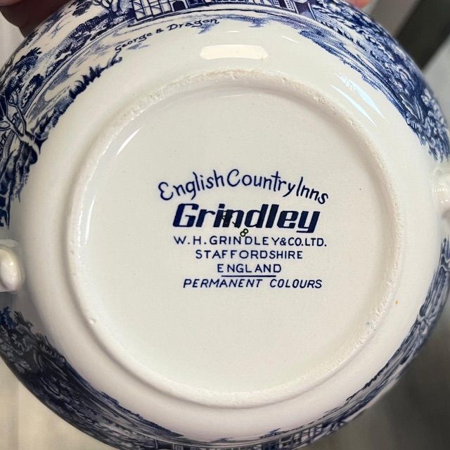 Бульонная пара Grindley English Country Inns 400 мл Англия