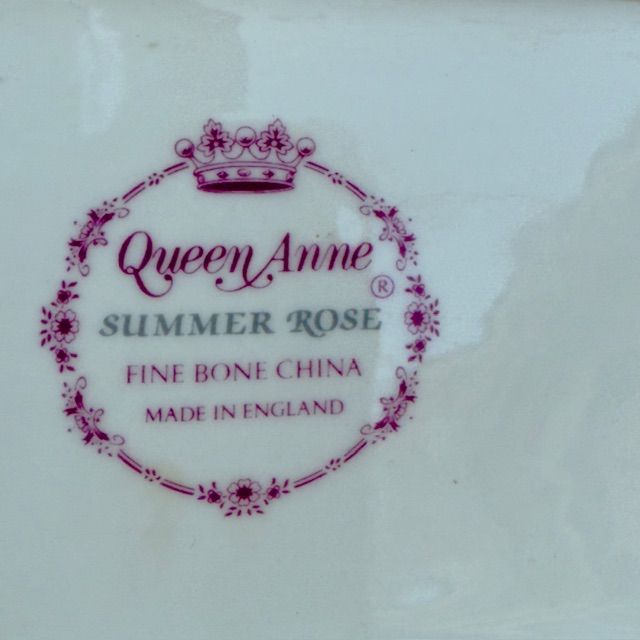 Поднос блюдо для кекса Queen Anne Summer Rose 30 см Англия