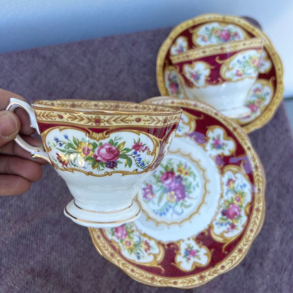 Чайная пара Royal Albert Lady Hamilton 200 мл Англия