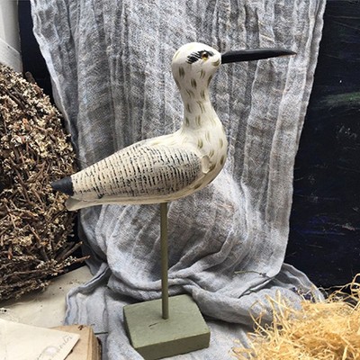 Статуэтка деревянная Цапля