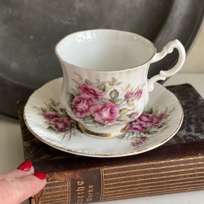 Чайная пара 220 мл Longton Staffordshire Англия