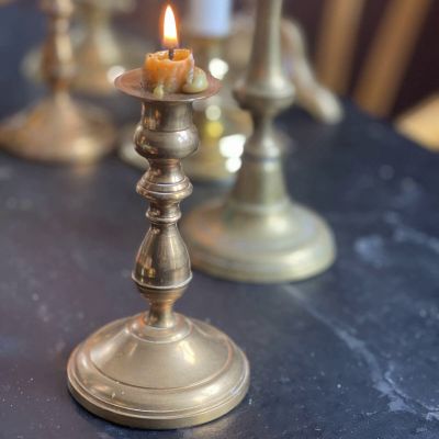 Подсвечник 14 см бронза