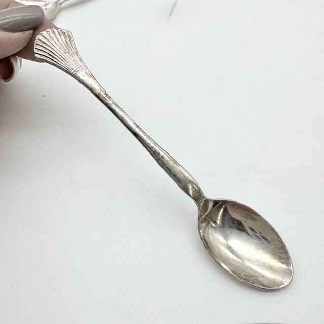 Ложка кофейная 11 см серебрение 