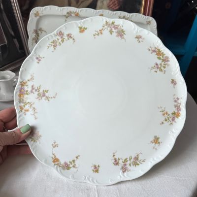 Блюдо для торта Rosenthal Monbijou садовые цветы 30 см Германия