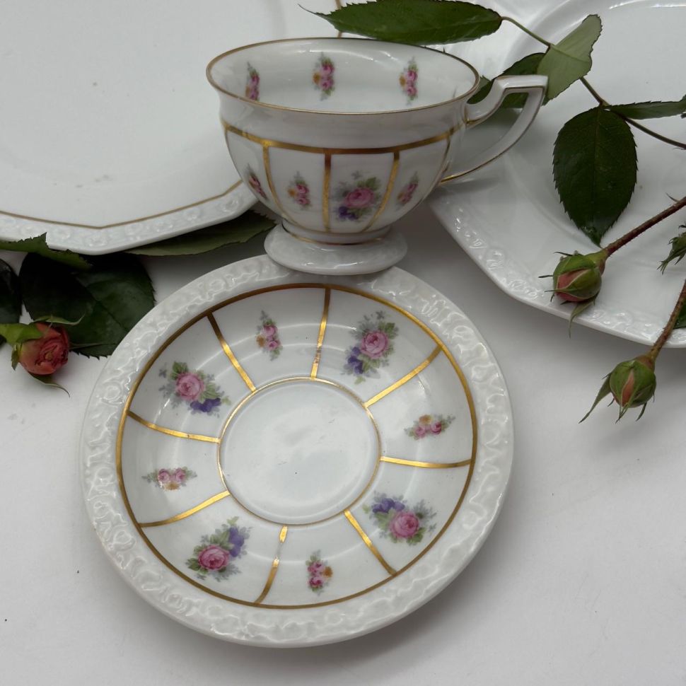 Чайная пара Rosenthal Classic Rose Poasia 180 мл Германия