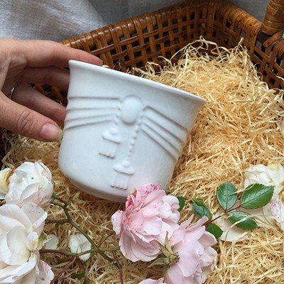 Кашпо малое под гардину