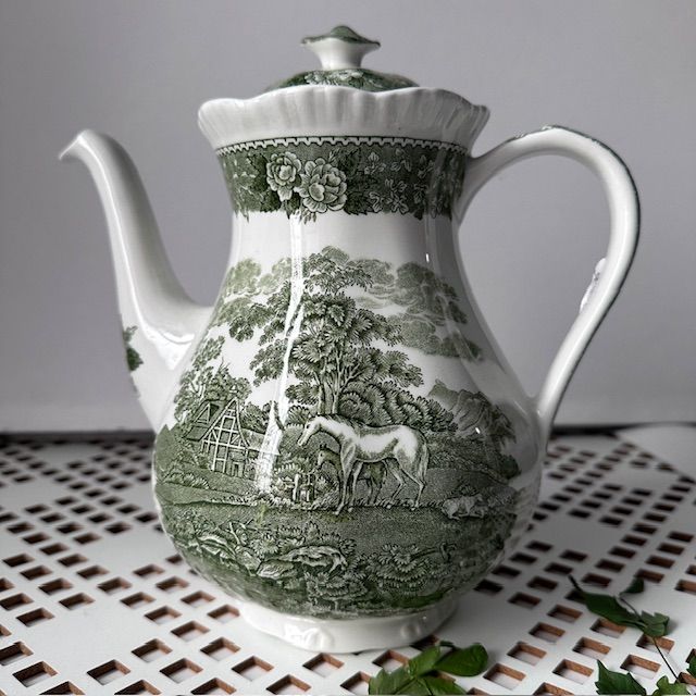 Чайник кофейник Adams Wedgwood group English Scenic 1,3 л Англия        