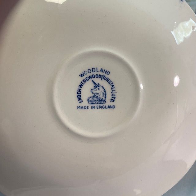 Бульонная пара Enoch Wedgwood Woodland 300 мл синий Англия