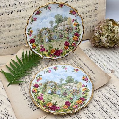 Тарелка Royal Albert Old Country Roses юбилейная 21 см Англия
