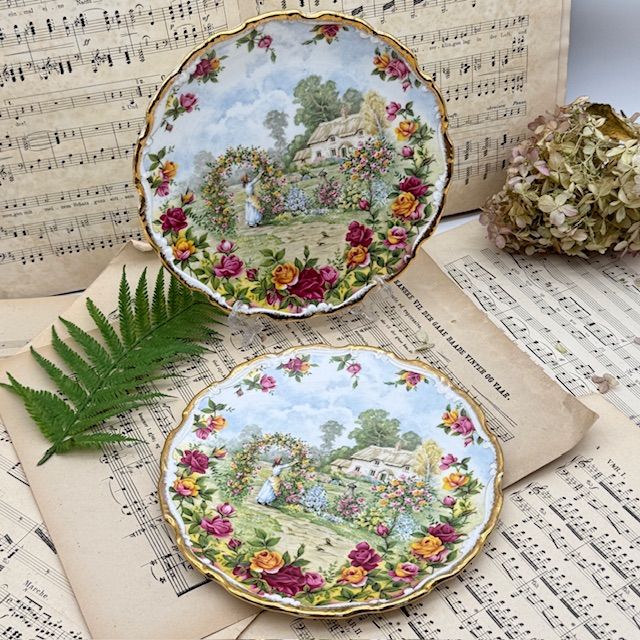 Тарелка Royal Albert Old Country Roses юбилейная 21 см Англия