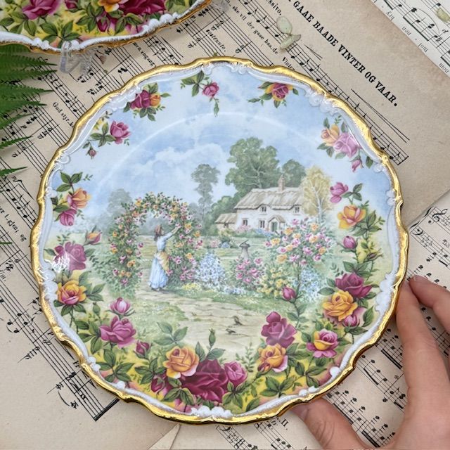 Тарелка Royal Albert Old Country Roses юбилейная 21 см Англия