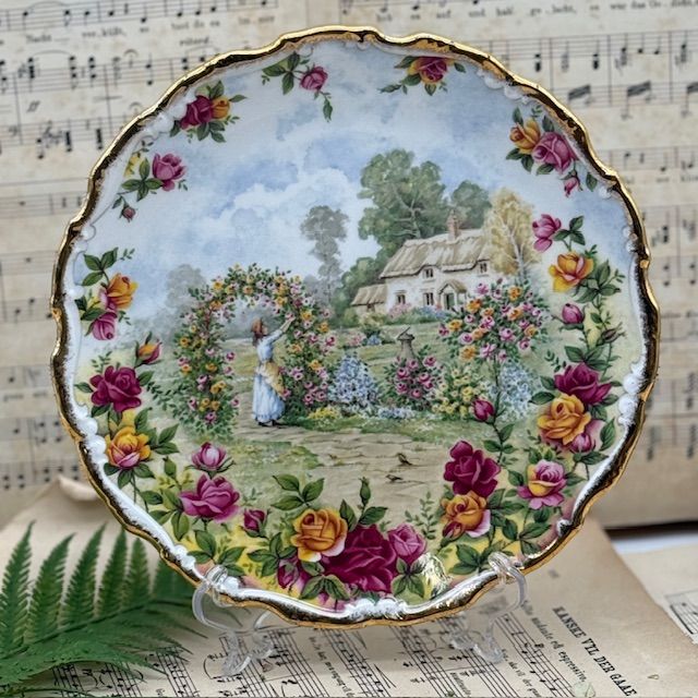 Тарелка Royal Albert Old Country Roses юбилейная 21 см Англия