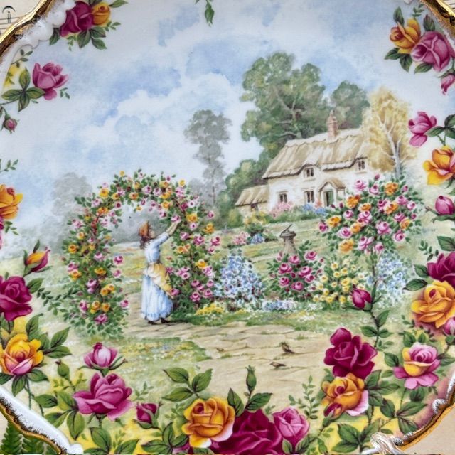Тарелка Royal Albert Old Country Roses юбилейная 21 см Англия