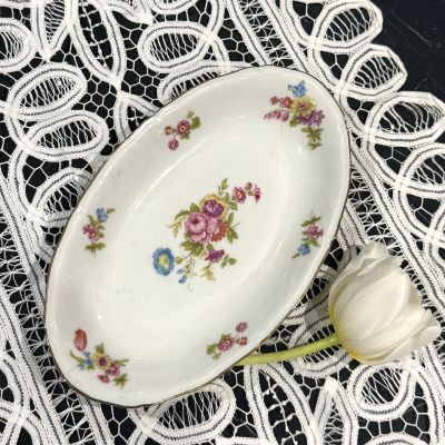 Блюдо овальное PL Limoges Букет 24 см Франция