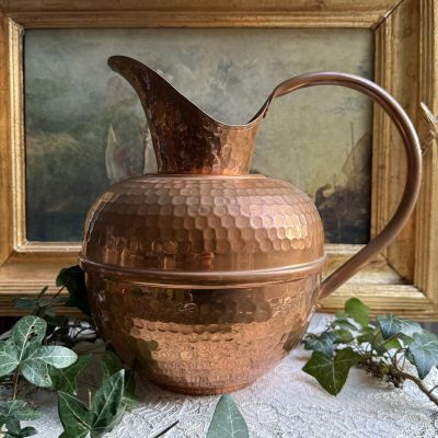 Кувшин с ручкой Villedieu Франция медь