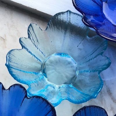 Миска подсвечник Maleras хрусталь Швеция