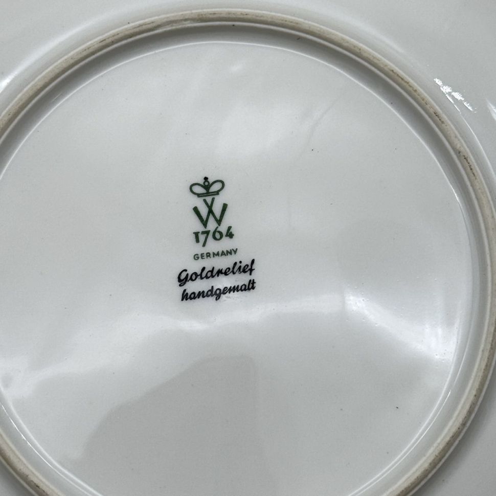 Чайное трио Wallendorf 200 мл фарфор Германия 