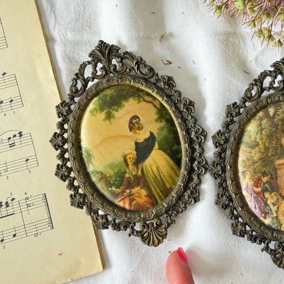 Шелкография в бронзе 14 см