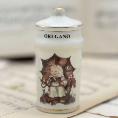 Банка для специй Goebel MJ Hummel Орегано 11 см фарфор Германия