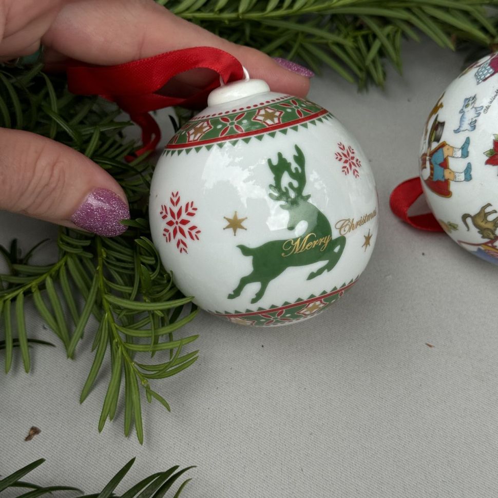 Подвес Шар рождественский 2008 Hutschenreuther Германия