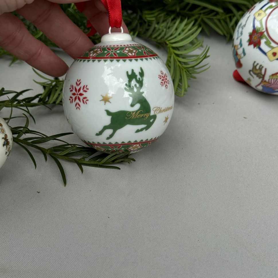 Подвес Шар рождественский 2008 Hutschenreuther Германия