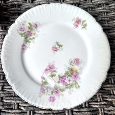 Тарелка Клематисы Арнуво 20 см фарфор Франция