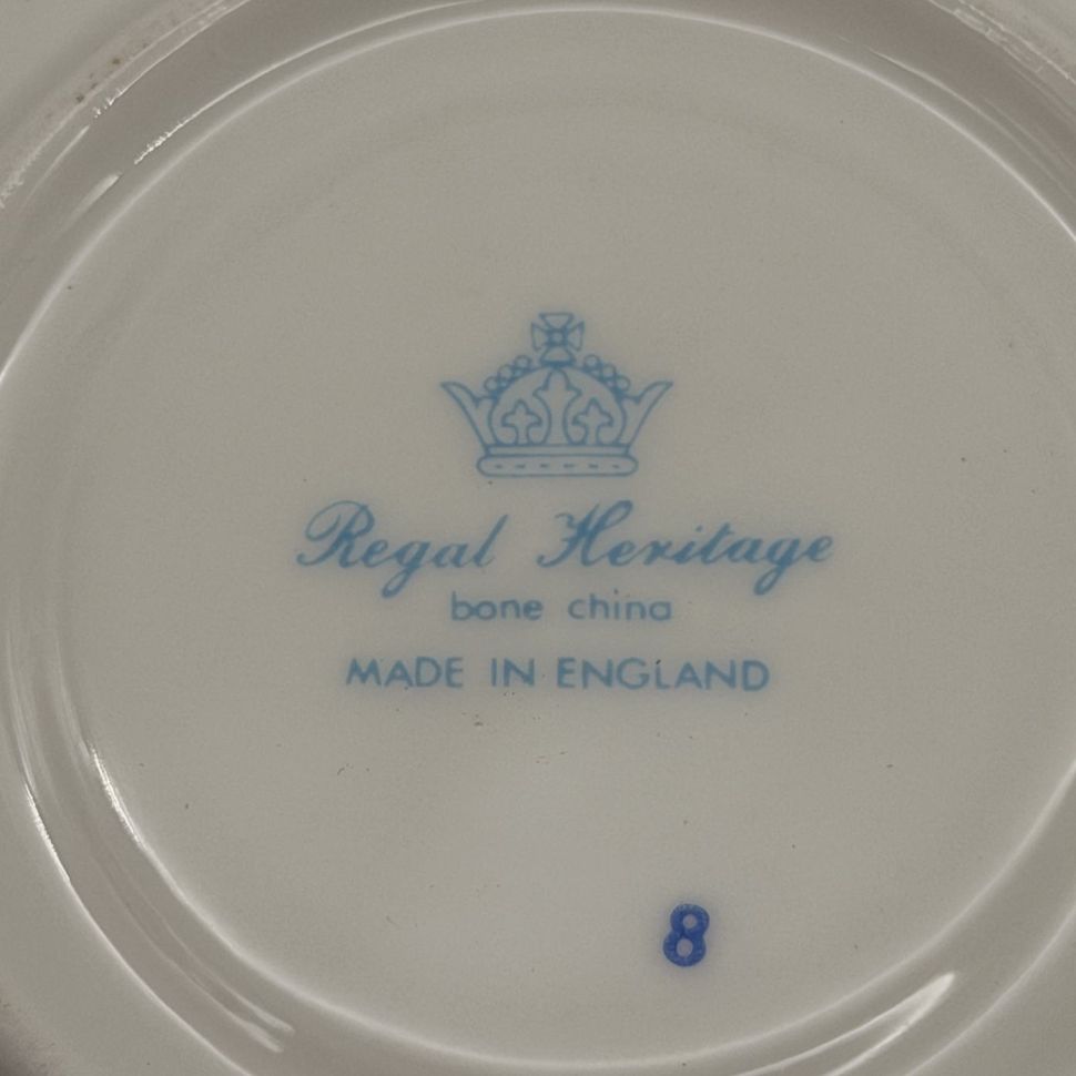 Чайная пара Regal Heritage костяной фарфор 130 мл Англия