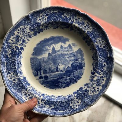 Тарелка глубокая 25 см VBM фарфор Германия (микросколы)