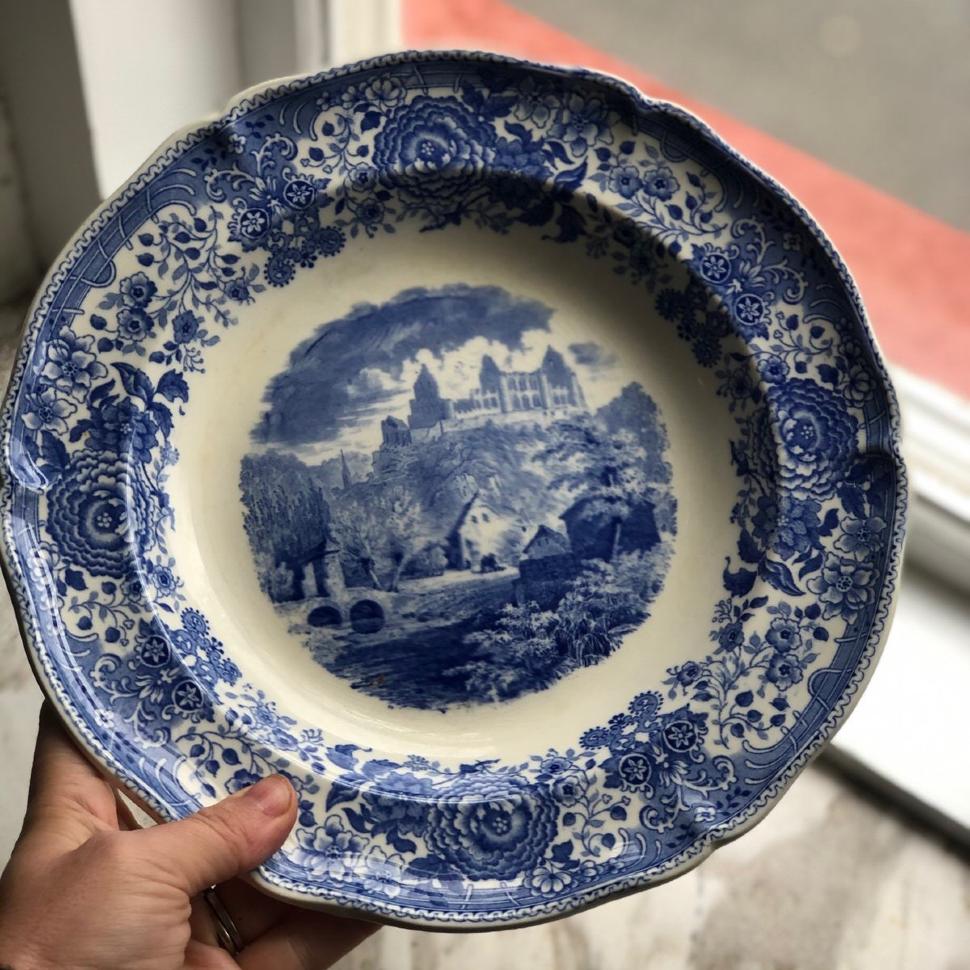 Тарелка глубокая 25 см VBM фарфор Германия (микросколы)