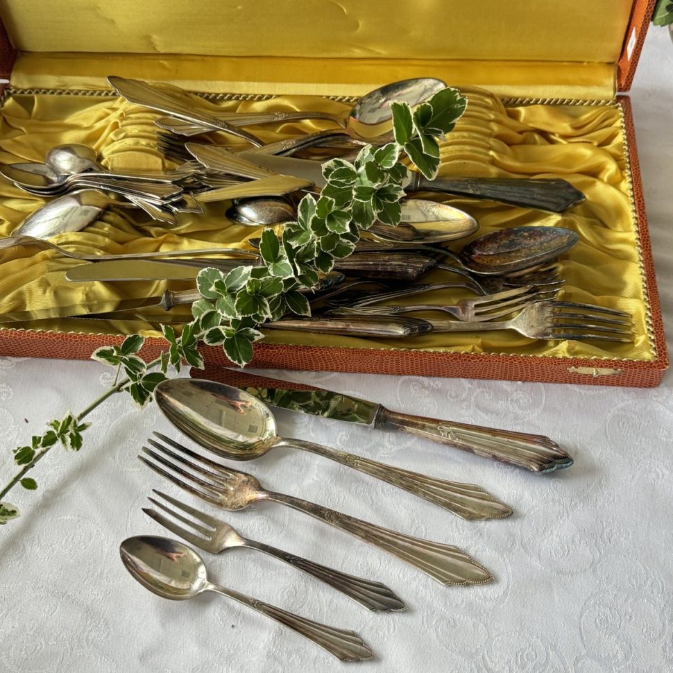 Набор столовых приборов WMF 30 предметов серебрение Германия