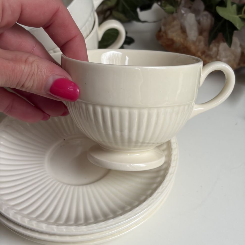 Чайная пара Wedgwood Etruria&Barlaston 200 мл фарфор Англия