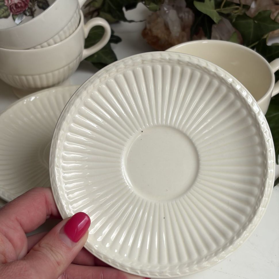 Чайная пара Wedgwood Etruria&Barlaston 200 мл фарфор Англия