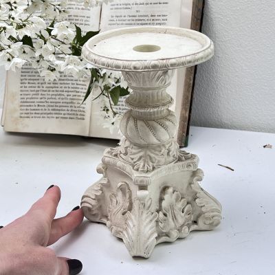 Подсвечник 17 см каменная керамика