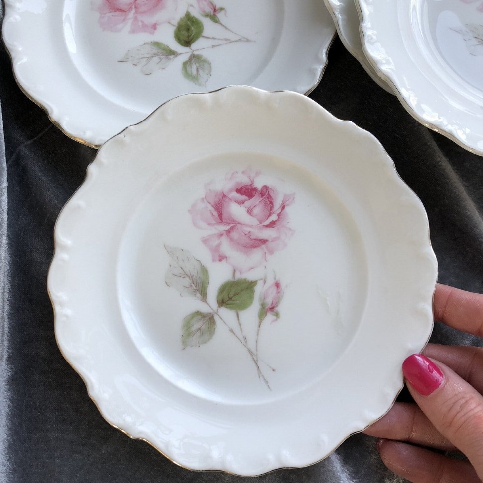 Тарелка Роза пирожковая Bavaria Schumann Arzberg Германия