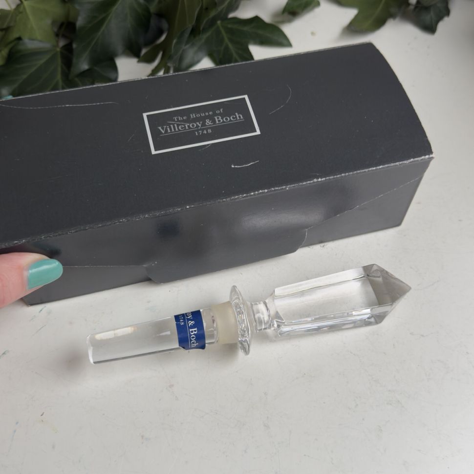 Пробка для бутылки хрустальная ВиллеройБох 15 см в коробке