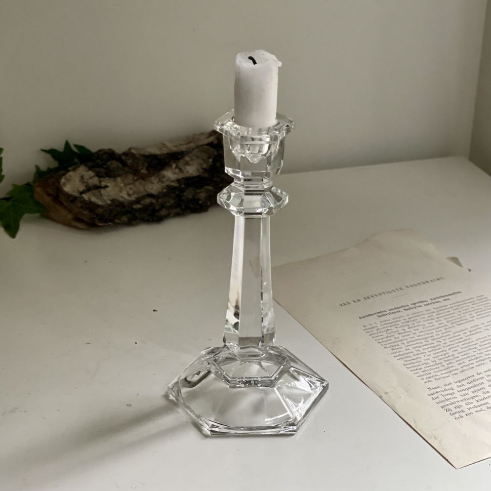 Подсвечник хрустальный Тюльпан Германия 