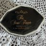 Шкатулка музыкальная Каменный Цветок Franklin Mint Porcelain 8 см фарфор 1988 г.