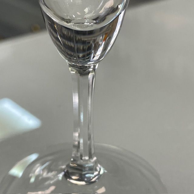 Бокал Зигзаг на граненой ножке 130 мл хрусталь Ардеко