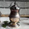 Сервировочный набор 5 предметов 21 см мельхиор серебрение Франция  
