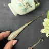 Крючок для кодлера 14 см серебро и сталь